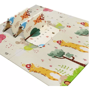 ALFOMBRA ANTIGOLPES PARA NIÑOS Y BEBÉS, PLEGABLE, 200X150 CM - 5