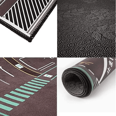 ALFOMBRA PISTA DE AUTOS INFANTIL, ANTIGOLPES, SENSORIAL, 89X61 CM - 3