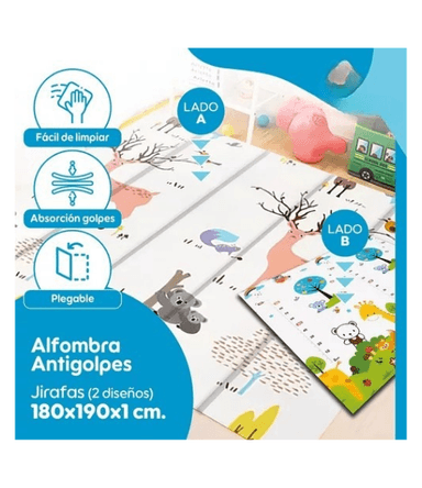 ALFOMBRA ANTIGOLPES BEBÉ, PLEGABLE 'BABYNEST', 180X190X1 CM - 5