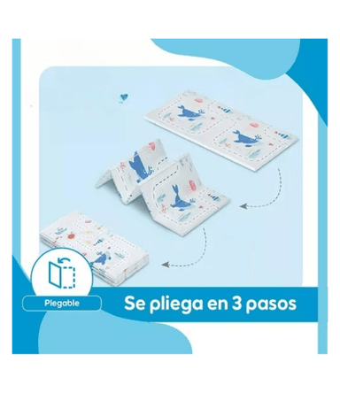 ALFOMBRA ANTIGOLPES BEBÉ, PLEGABLE 'BABYNEST', 180X190X1 CM - 6
