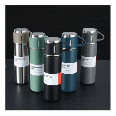 TERMO INDIVIDUAL DE 500 ML, BOTELLA TERMO PARA COMIDA, COLOR VERDE - 6