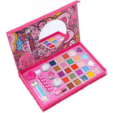 MAQUILLAJE INFANTIL PARA NIÑAS, MALETA, PERFUME Y SET DE BROCHAS - 6