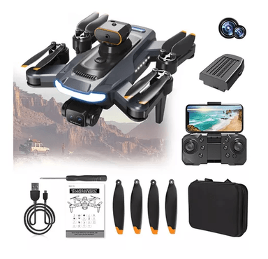 DRONE 4K CON CÁMARA DUAL Y 2 BATERÍAS ANTI-OBSTÁCULOS GIRO 360 - 1