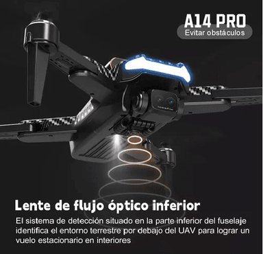 DRONE 4K CON CÁMARA DUAL Y 2 BATERÍAS ANTI-OBSTÁCULOS GIRO 360 - 5