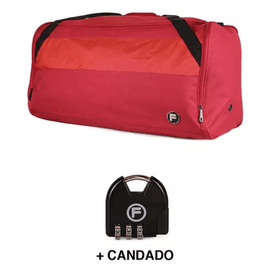 BOLSO DE VIAJE CON RUEDAS KROSS L, 131 L, EN COLOR ROJO CON CANDADO - 2