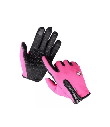 GUANTES TÉRMICOS BICI TOUCH ANTIDESLIZANTE, ROSA, TALLA L - 2