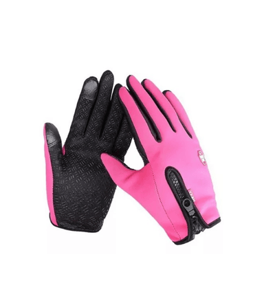 GUANTES TÉRMICOS BICI TOUCH ANTIDESLIZANTE, ROSA, TALLA XL - 1