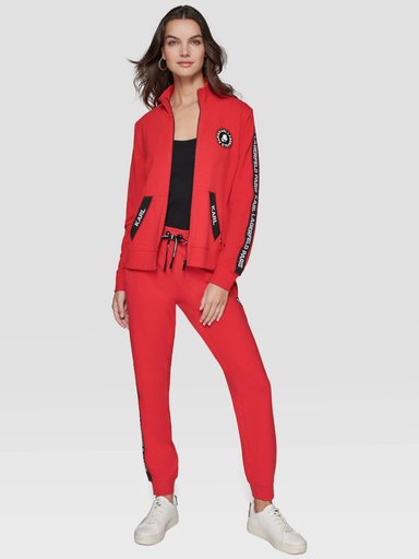 CHAQUETA DEPORTIVA CON LOGO TAPE - 2