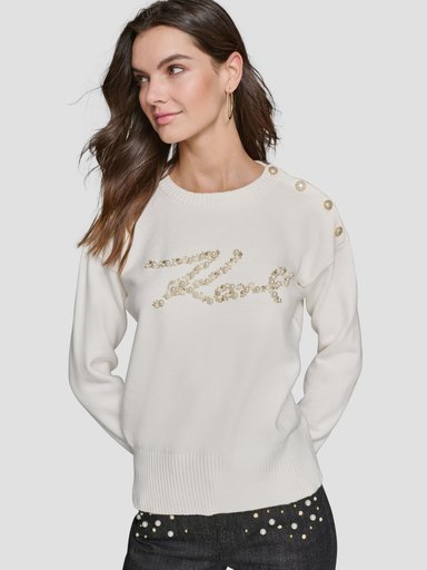 SWEATER KARL CON PERLAS - 1