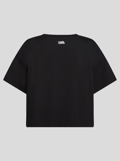 POLERA BOXY VARSITY CON LOGOTIPO BORDADO - 2