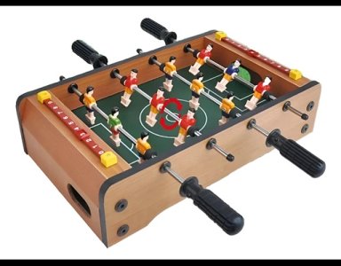 MESA DE FUTBOL MINI TACA TACA DE MADERA - 1