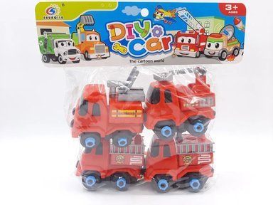 PACK DE AUTITOS DE BOMBERO DE JUGUETE - 3