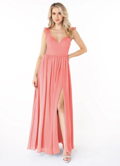 VESTIDO DE FIESTA LARGO PARA DAMA DE HONOR - 1