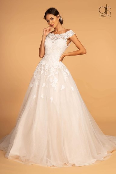 VESTIDO DE NOVIA GLS BY GLORIA (GL2596) CREMA MARFIL - 1