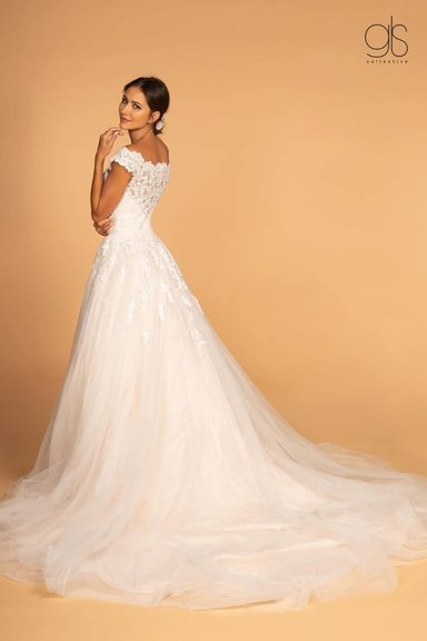 VESTIDO DE NOVIA GLS BY GLORIA (GL2596) CREMA MARFIL - 4