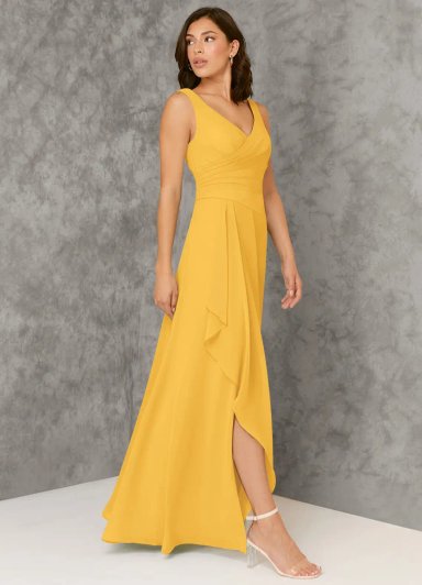 VESTIDO DE FIESTA MUJER ELEGANTE CEREMONIA GALA BODAS - 1