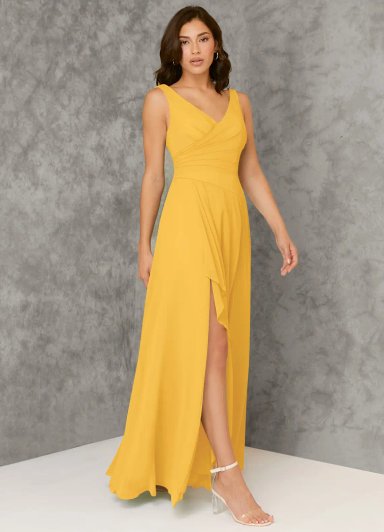 VESTIDO DE FIESTA MUJER ELEGANTE CEREMONIA GALA BODAS - 3