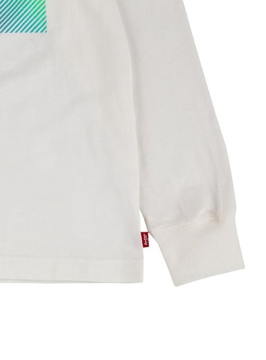 POLERA NIÑO LEVIS BLANCA MANGA LARGA - 3
