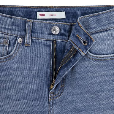 JEANS NIÑA LEVIS AZUL WIDE LEGS - 4