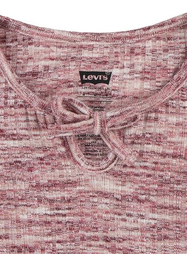 POLERA NIÑA LEVIS ROSADA MANGA LARGA - 3