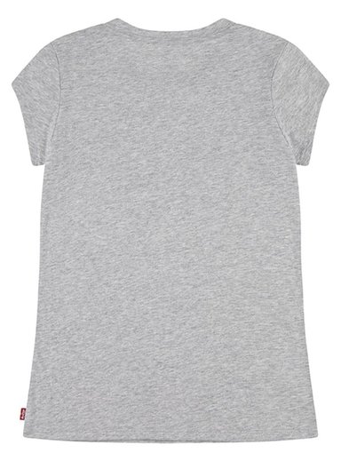 POLERA NIÑA LEVIS GRIS MANGA CORTA - 2