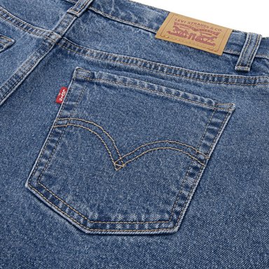 SHORT NIÑA A-LINE AZUL LEVIS 31M220-MDR - 4
