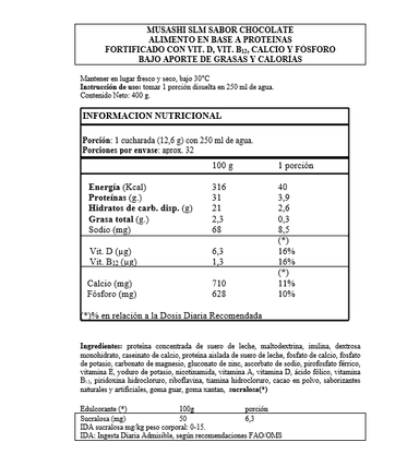 SLM MRP BATIDO DE PROTEINAS PARA BAJAR DE PESO CHOCOLATE - 4