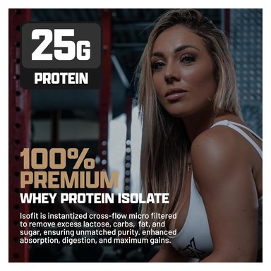 NUTREX PROTEINA ISOFIT WHEY PROTEIN ISOLATE 5 LBS BANANA - 2