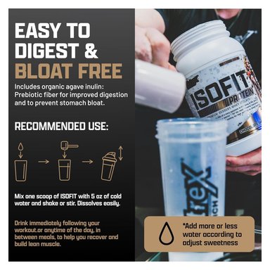 NUTREX PROTEINA ISOFIT WHEY PROTEIN ISOLATE 5 LBS BANANA - 6