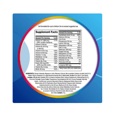 CENTRUM HOMBRE MULTIVITAMINICO MULTIMINERAL 120 COMPRIMIDOS - 8