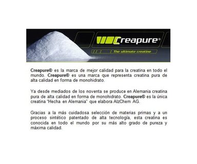 CREATINA MONOHIDRATO MICRONIZADA CREAPURE 5000MG 120 GELCAPS - 3