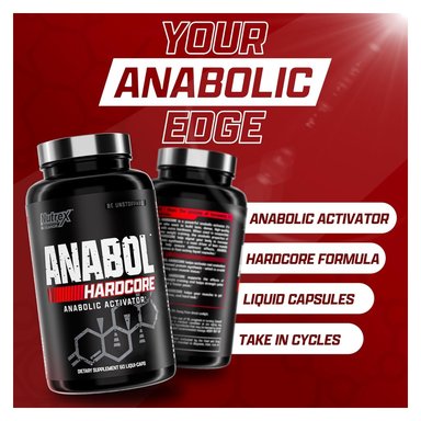 NUTREX ANABOL HARDCORE ACTIVADOR CRECIMIENTO MUSCULAR 60 CAP - 4