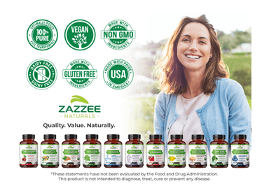 CITRULINA ZAZZEE SPORTS AUMENTO OXIDO NITRICO 750MG 120 CAPS - 9