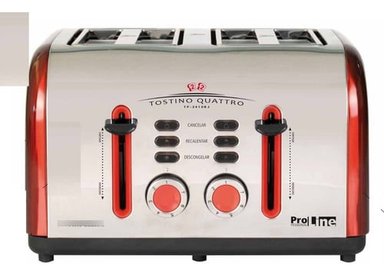 TOSTADOR DE PAN SINDELEN TP-2410RJ 4 PANES - 4
