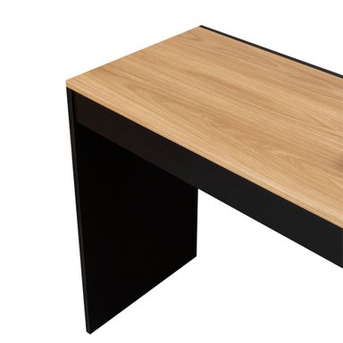 ESCRITORIO BIBLIOTECA DELPHI FRESNO Y WENGUE 150X88,3X43,5 CM - 8