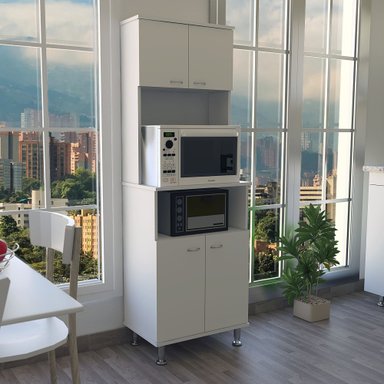 MUEBLE PARA MICROONDAS KITCHEN-54 BLANCO 160X54X35 CM - 5