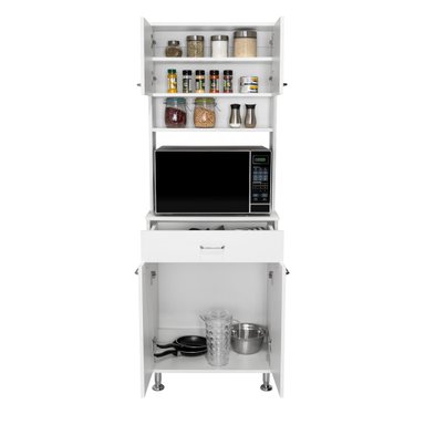 MUEBLE PARA MICROONDAS KITCHEN-60 BLANCO 169X60X35,1 CM - 4