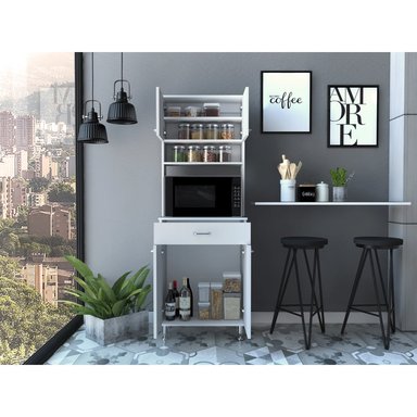 MUEBLE PARA MICROONDAS KITCHEN-60 BLANCO 169X60X35,1 CM - 11