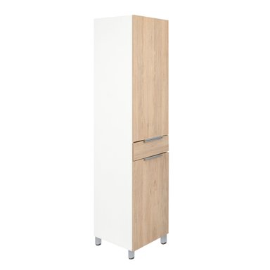 DESPENSA DE COCINA MELIA 2 PUERTAS 1 CAJON ROVERE Y BLANCO - 4