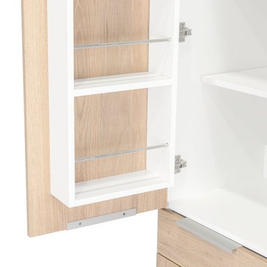 DESPENSA DE COCINA MELIA 2 PUERTAS 1 CAJON ROVERE Y BLANCO - 7