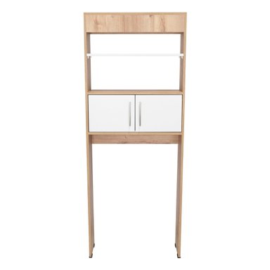 ESTANTE WC MADRID 2 PUERTAS 160X62,4X20,3 CM DUNA Y BLANCO - 7