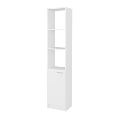 ESTANTE ORGANIZADOR DE BAÑO 1 PUERTA BATH 3 REPISAS BLANCO - 3