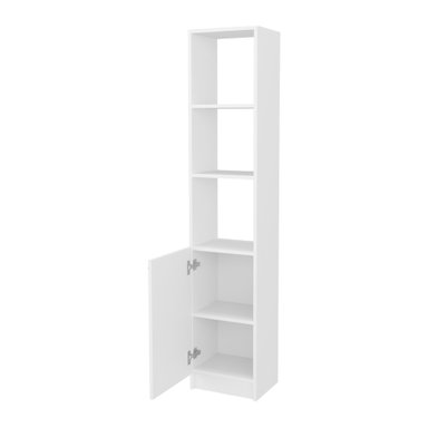 ESTANTE ORGANIZADOR DE BAÑO 1 PUERTA BATH 3 REPISAS BLANCO - 4