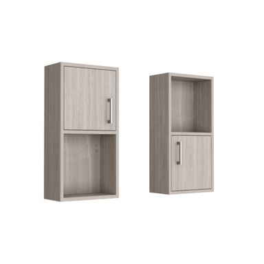 SET X2 MUEBLES AUXILIARES DE BAÑO 60,1X30X16 CM BARDOLINO - 3