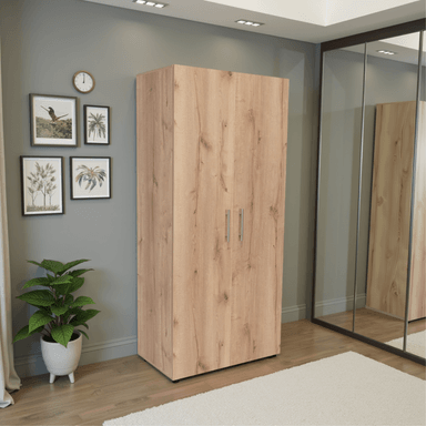 CLOSET TERA 2 PUERTAS DUNA Y BLANCO 180X180X48 CM - 2
