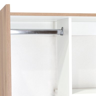 CLOSET TERA 2 PUERTAS DUNA Y BLANCO 180X180X48 CM - 10