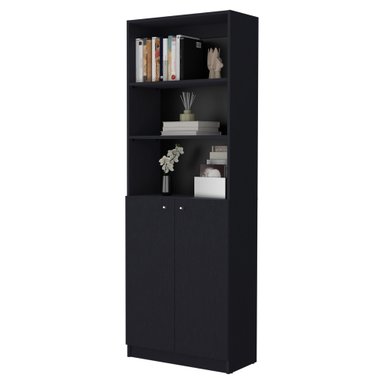 BIBIOTECA HOME 2 PUERTAS 5 NIVELES WENGUE 180,6X62,8X29,9 CM - 1