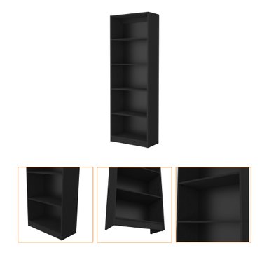 ESTANTE HOME-E M3 5 NIVELES WENGUE - 1