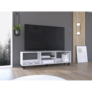 RACK TV 70' 160X47,5X35 CM TUNEZ BLANCO - 5