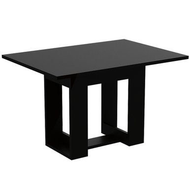 MESA DE COMEDOR VOLTERRA 4 PUESTO 74X120X85 CM WENGUE - 3